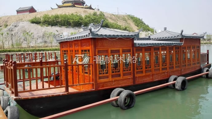 水上餐飲畫舫船